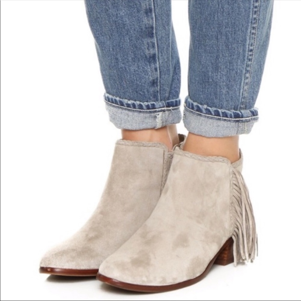 SAM EDELMAN PAIGE FRINGE BOOTIES